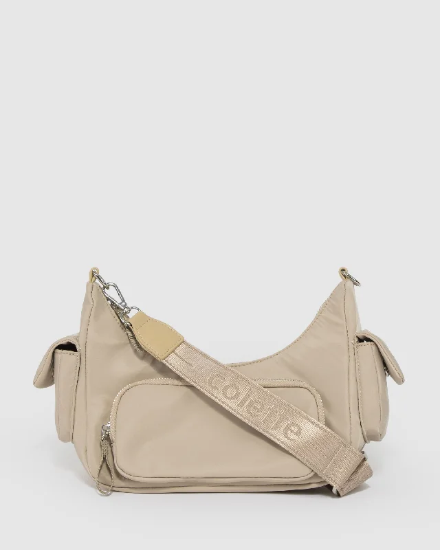 The Good Stuff Ivory Jaimie Pouch Crossbody Bag