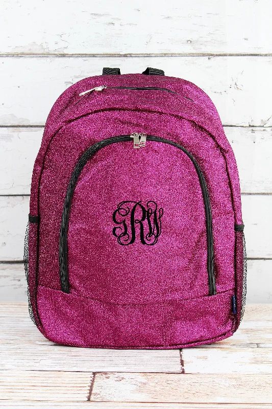 Clearance-Priced Bags Hot Pink Glitz & Glam Large Backpack