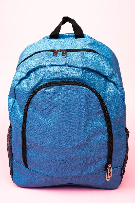 Black Friday And Cyber Monday Bag Deals Turquoise Glitz & Glam Large Backpack