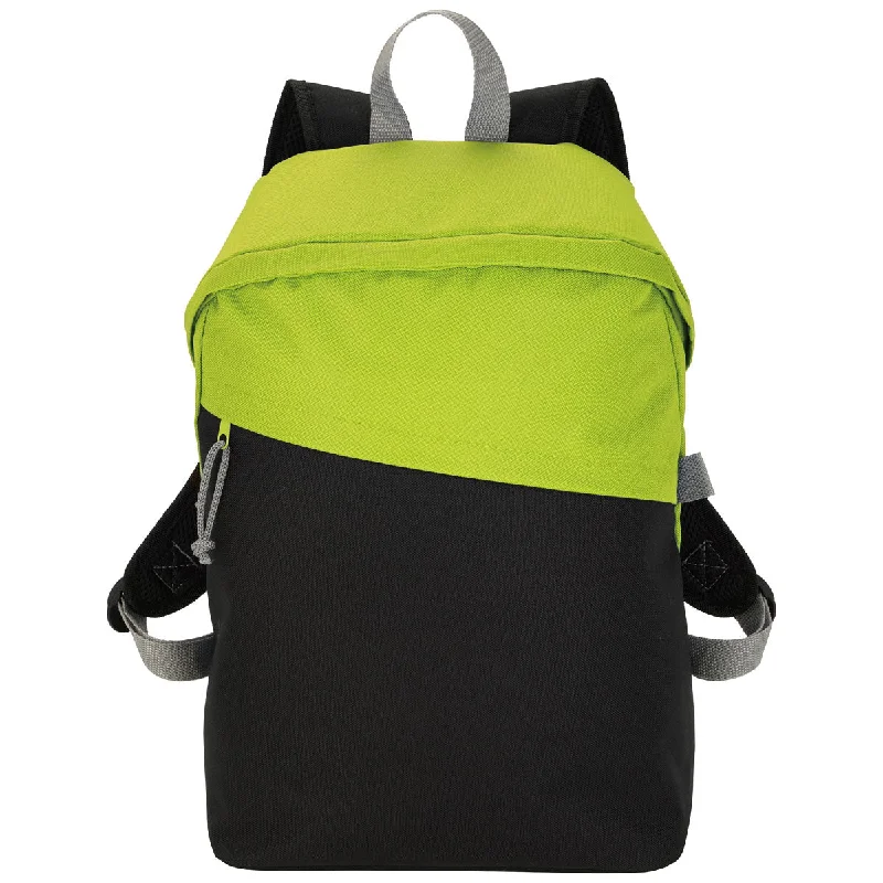 Seasonal Clearance Bags For Summer Good Value Lime Slant Cut Computer Backpack